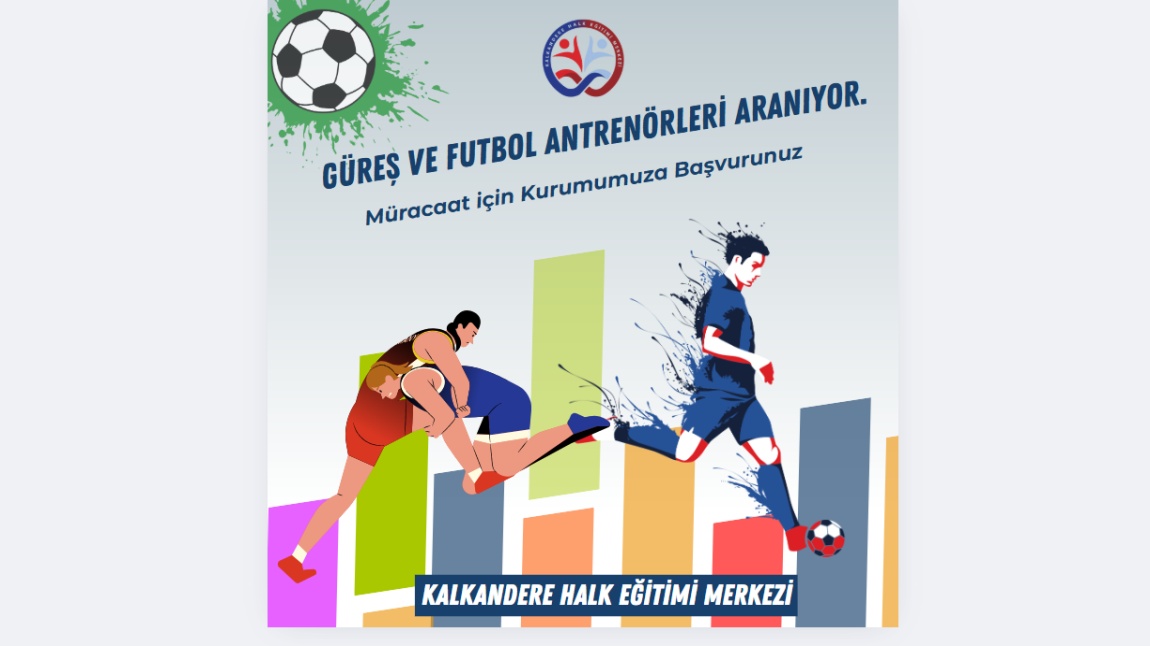 GÜREŞ VE FUTBOL ANTRENÖRLERİ ARANIYOR